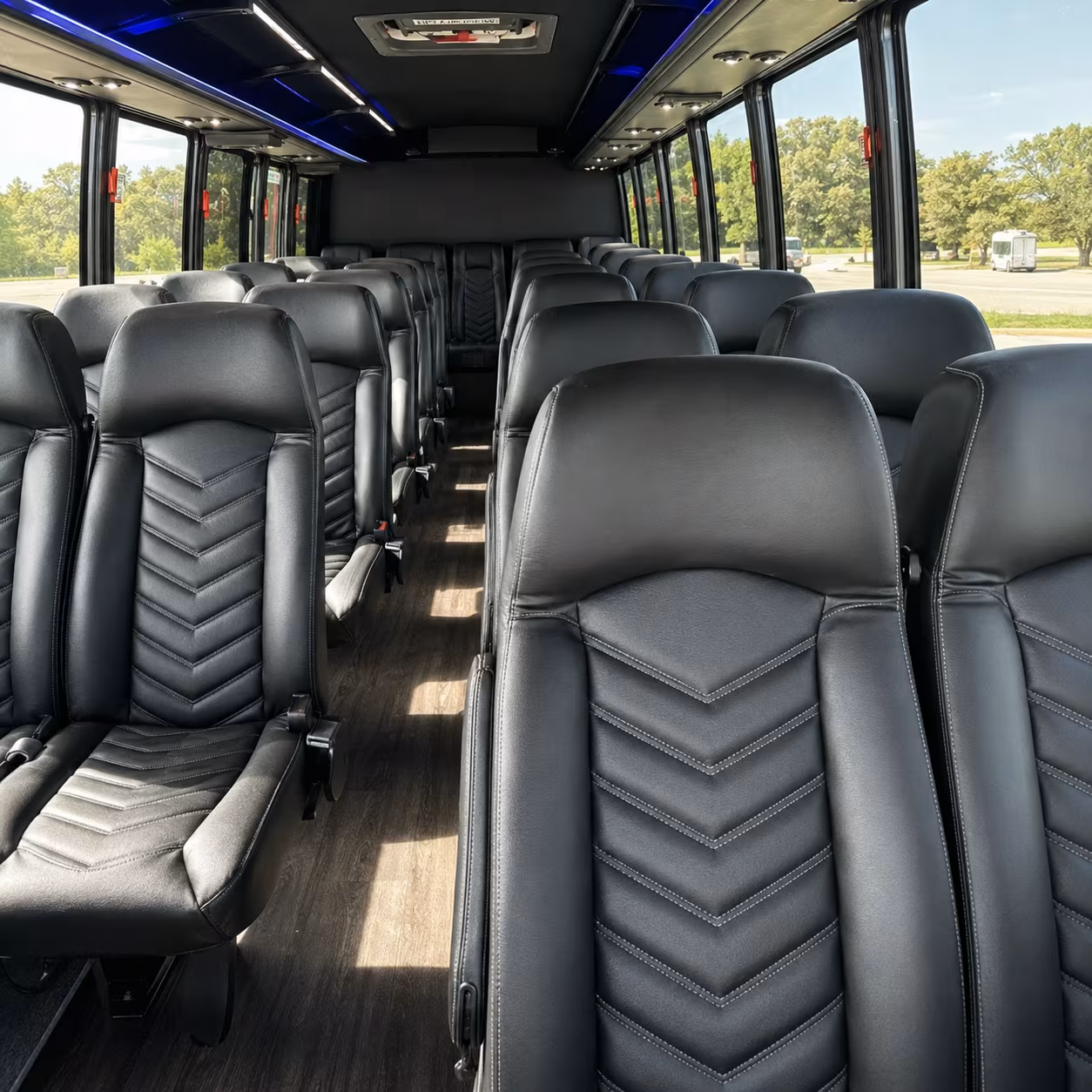 apple valley employee transportation onboard seating