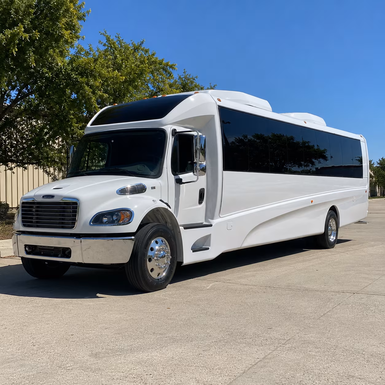compare minibuses and party buses for every prom group size